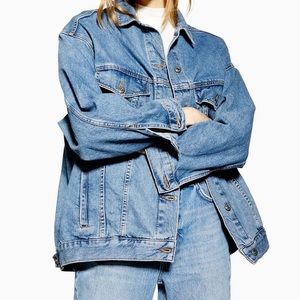 Top shop oversized denim jacket